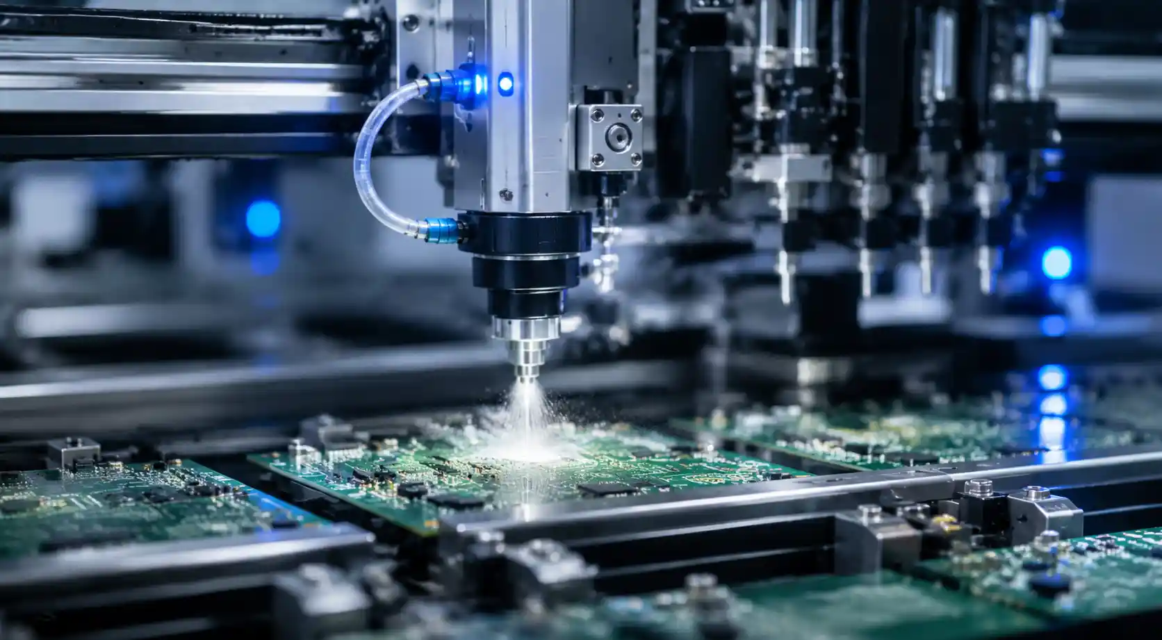 ESD-safe spray system for electronics manufacturing
