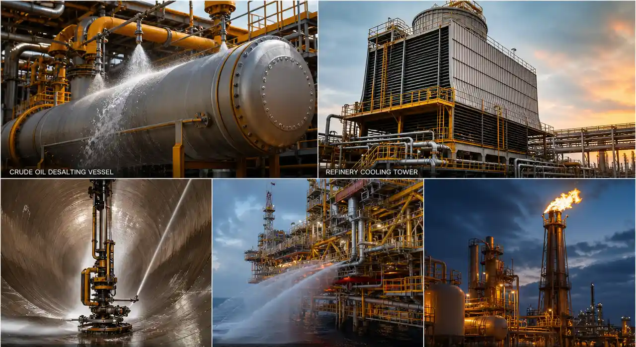 Crude oil desalting