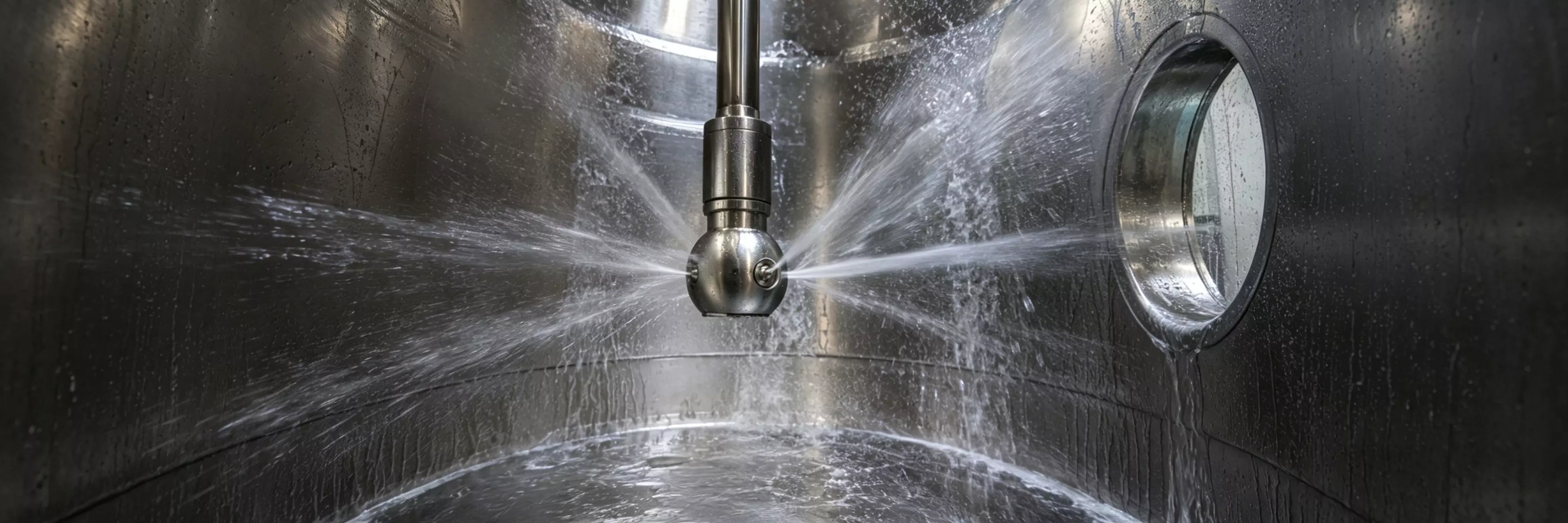 Boquillas de limpieza de tanques de alto impacto para sistemas CIP industriales